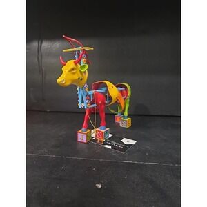 Cow Parade Kids Kowstruction Cow Figurine, Westland Giftware, #7260, No Box